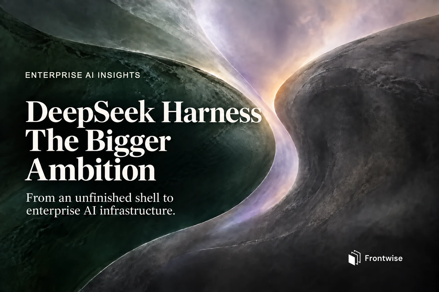 DeepSeek Harness: The Bigger Ambition